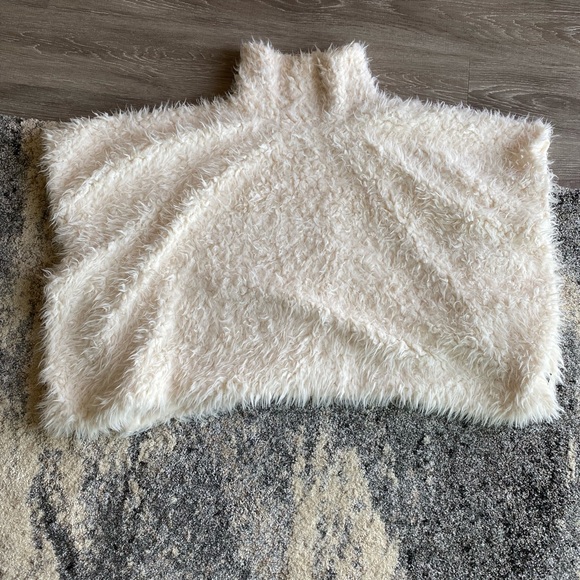 Express Sweaters - Express Sherpa Poncho